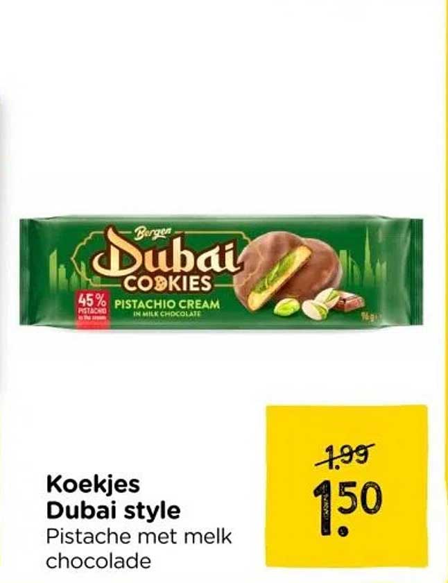 Koekjes Dubai style