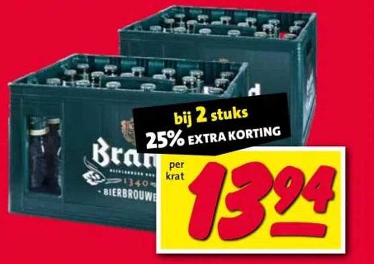 Krat Brand Bier - 13,94 per krat