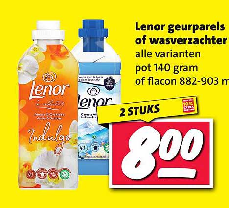 Lenor geureparels of wasverzachter