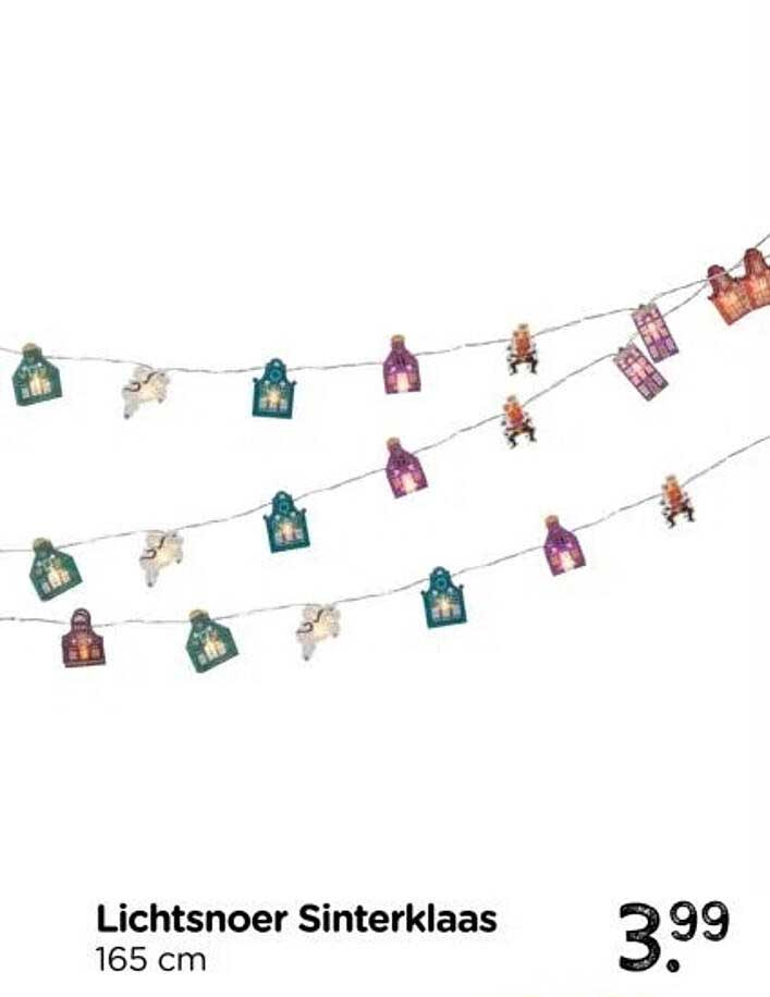 Lichtsnoer Sinterklaas 165 cm