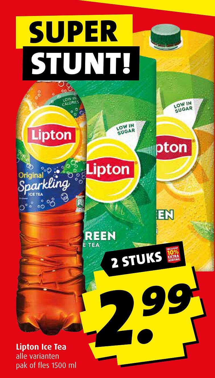Lipton Ice Tea - alle varianten pak of fles 1500 ml