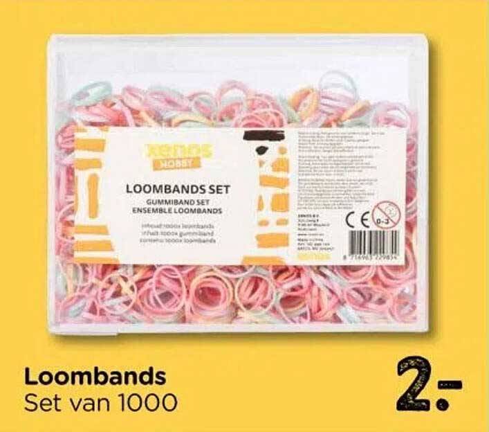 Loombands Set van 1000