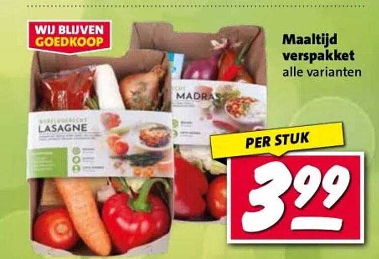 Maaltijd verspakket alle varianten