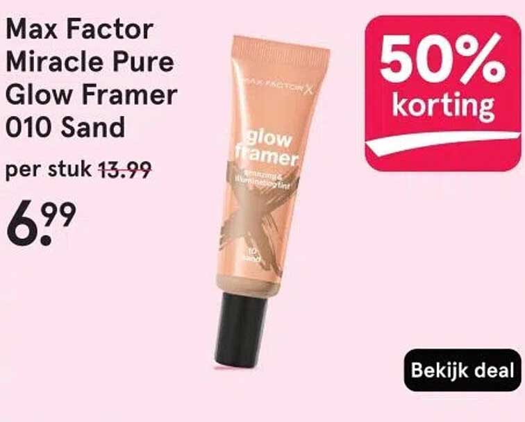 Max Factor Miracle Pure Glow Framer 010 Sand