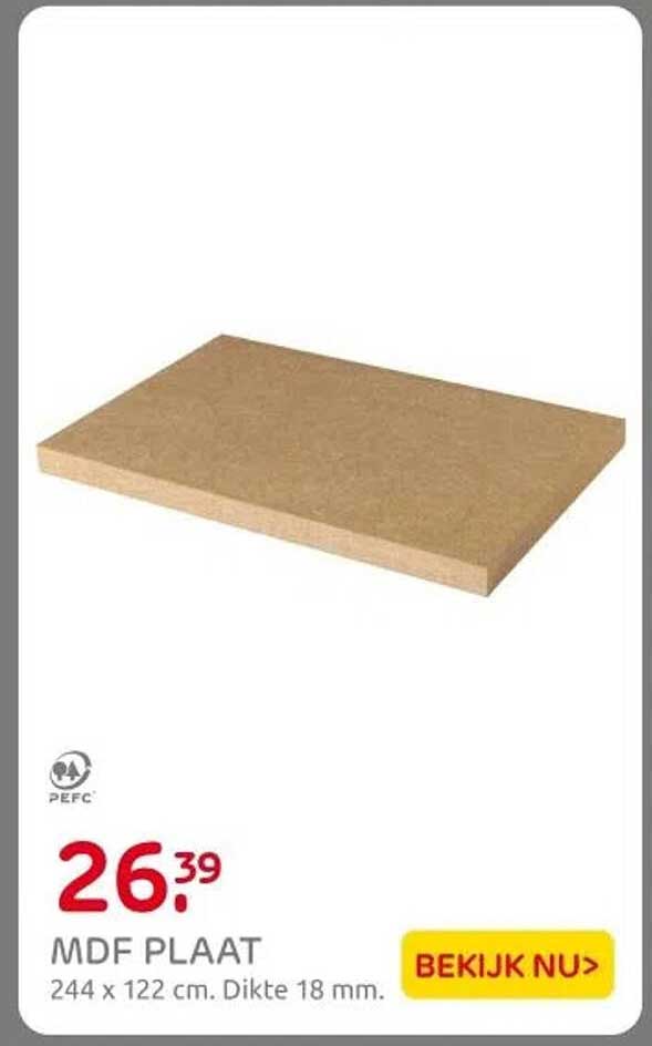 MDF PLAAT