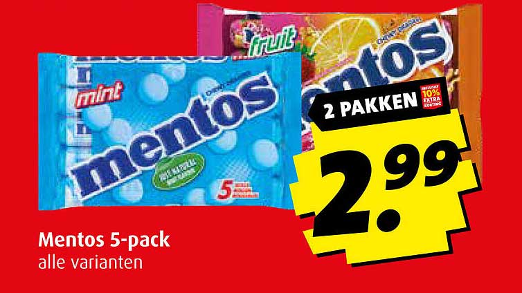 Mentos 5-pack