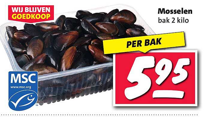 Mosselen bak 2 kilo