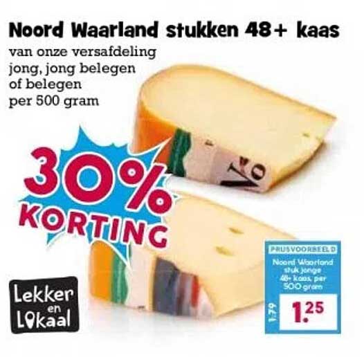 Noord Waarland stukken 48+ kaas