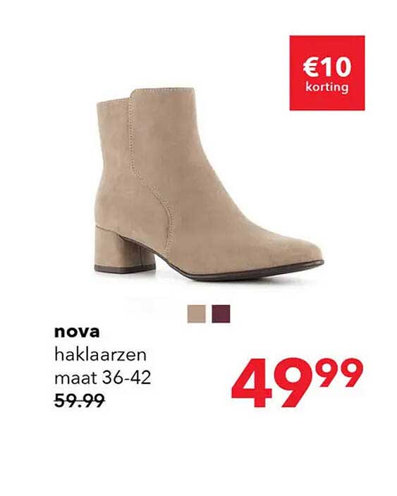 nova haklaarzen maat 36-42