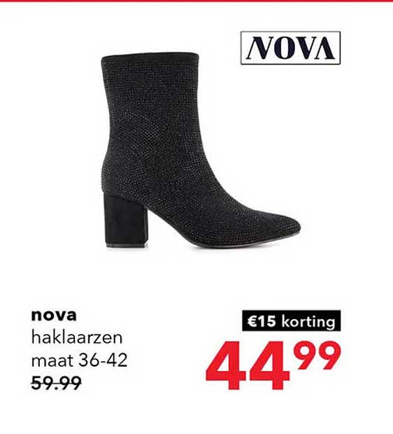 nova haklaarzen maat 36-42