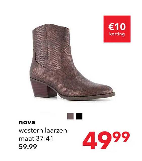 nova western laarzen maat 37-41
