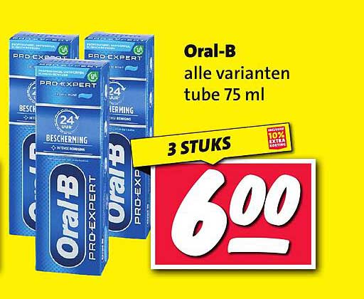 Oral-B alle varianten tube 75 ml