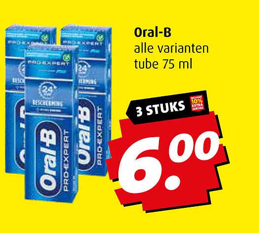 Oral-B alle varianten tube 75 ml