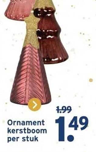 Ornament kerstboom per stuk