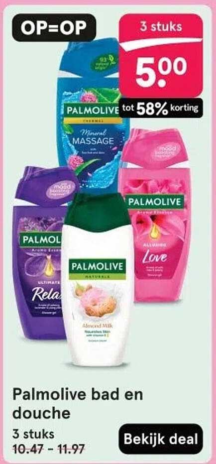 Palmolive bad en douche 3 stuks