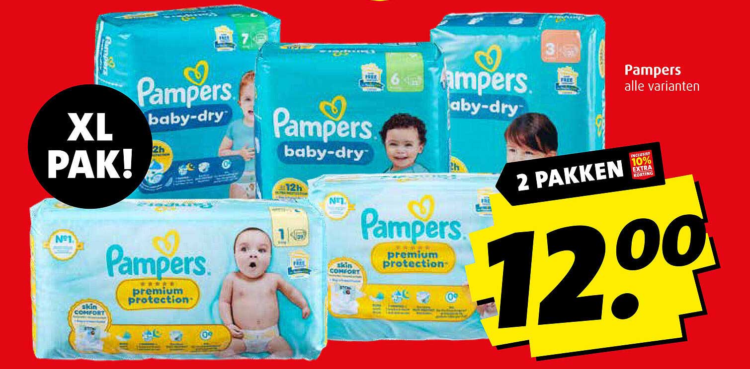 Pampers alle varianten