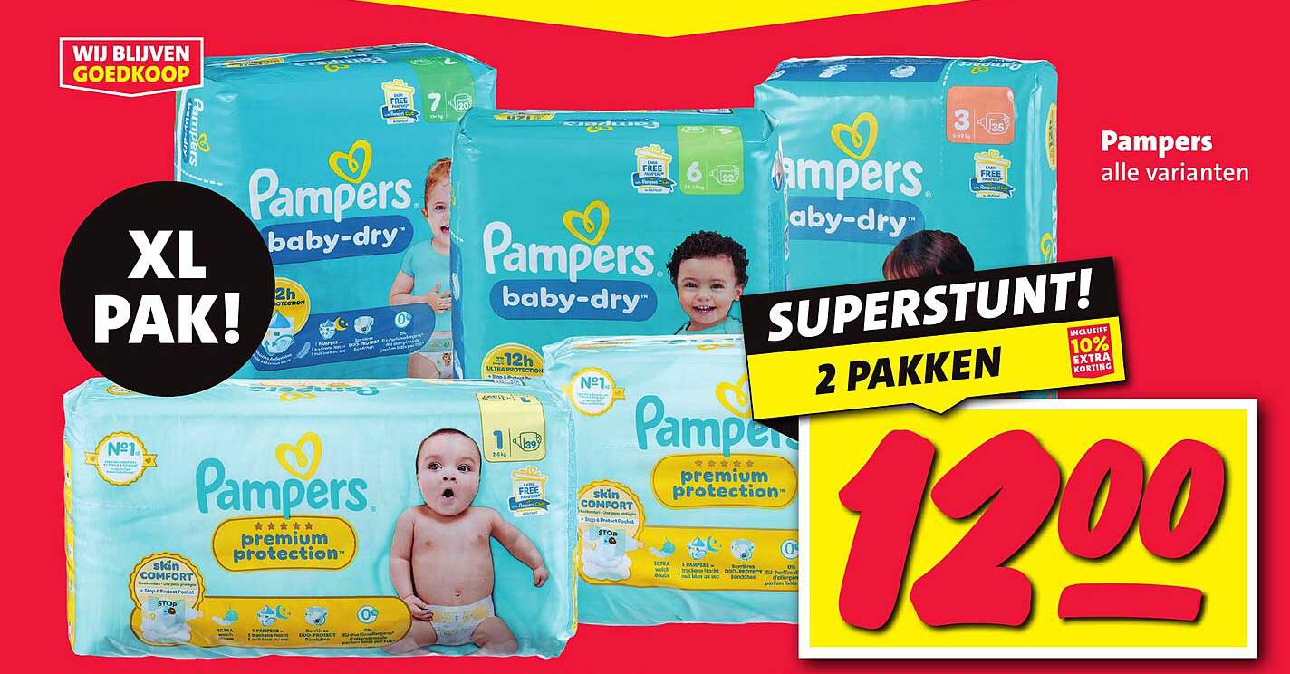 Pampers alle varianten