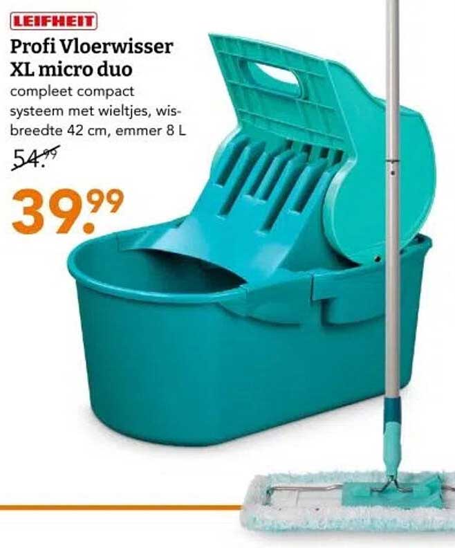 Profi Vloerwisser XL micro duo