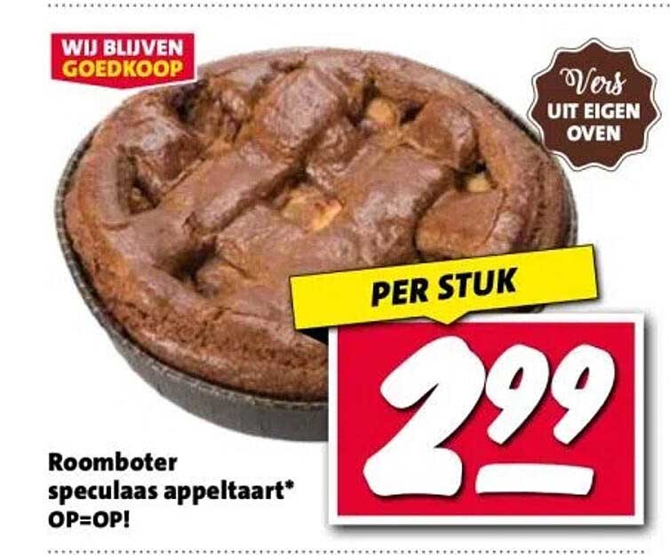 Roomboter speculaas appeltaart* OP=OP!