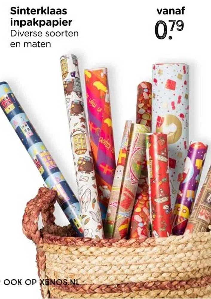 Sinterklaas inpakpapier
