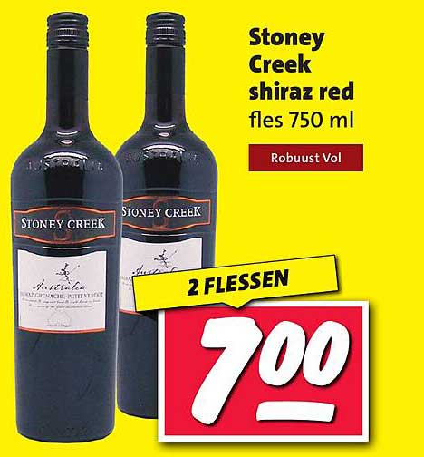 Stoney Creek shiraz red fles 750 ml