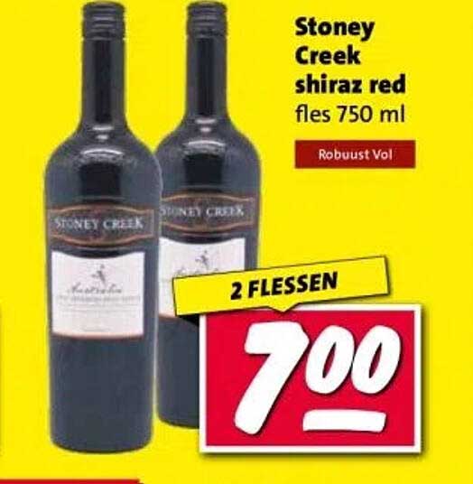 Stoney Creek shiraz red fles 750 ml
