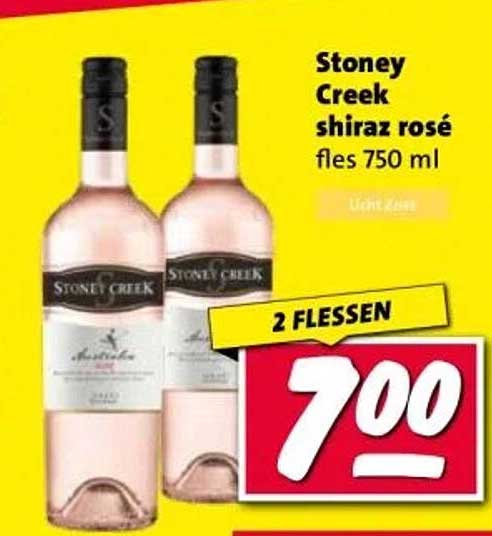 Stoney Creek shiraz rosé fles 750 ml