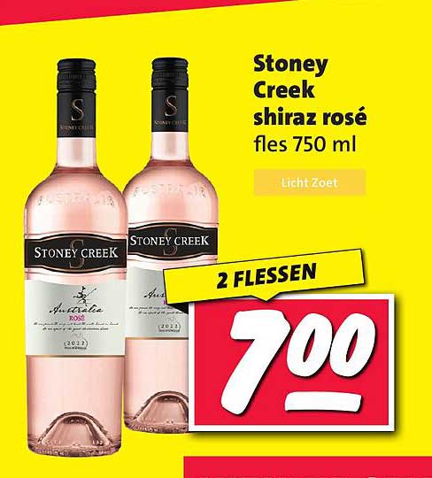 Stoney Creek shiraz rosé fles 750 ml