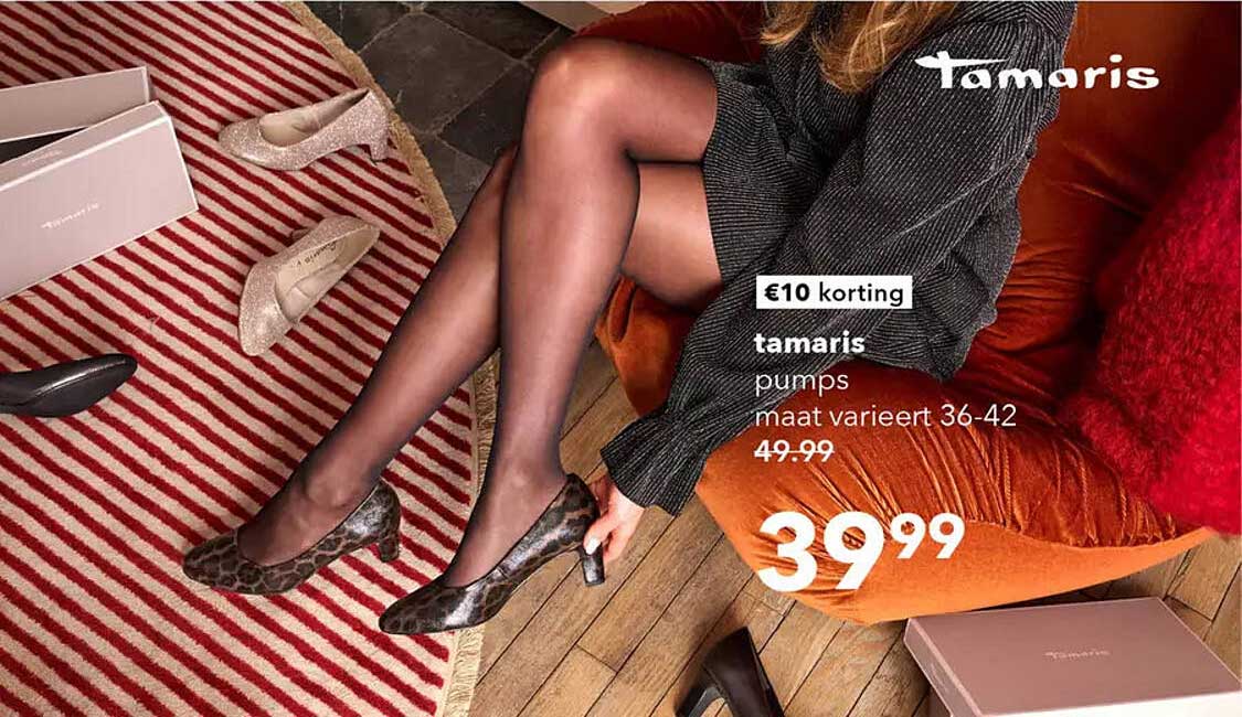 tamaris pumps maat varieert 36-42
