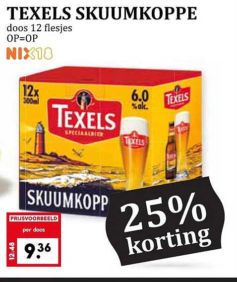 TEXELS SKUUMKOPPE doos 12 flesjes