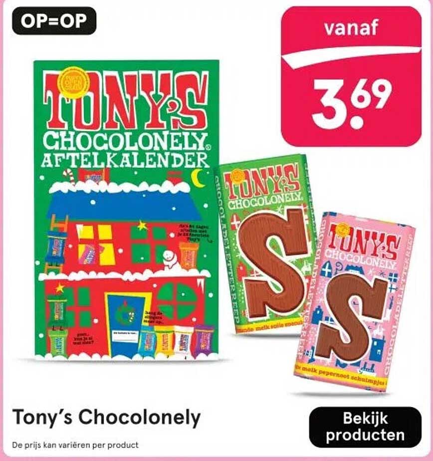 Tony's Chocolonely Aftelkalender