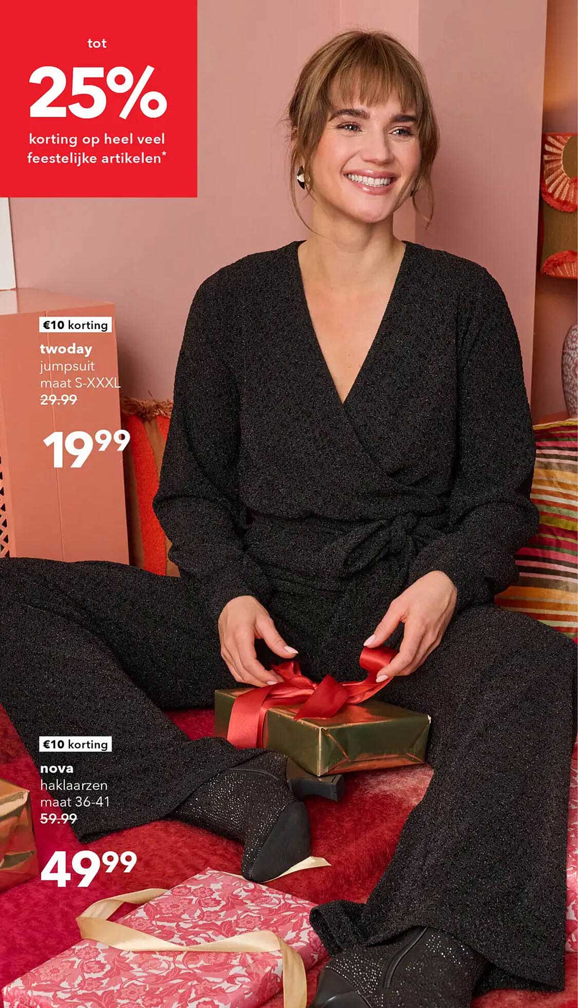 tot 25% korting op heel veel feestelijke artikelen*
