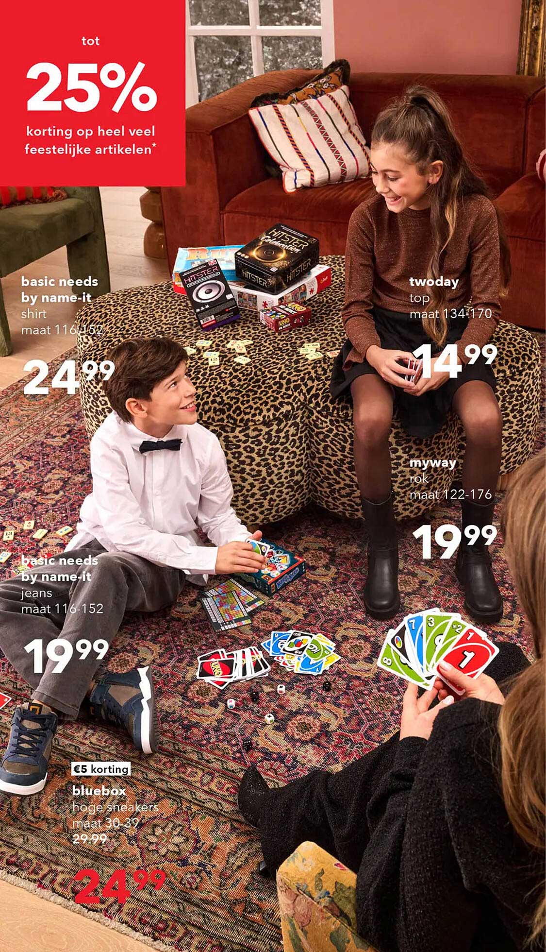 Tot 25% korting op heel veel feestelijke artikelen*