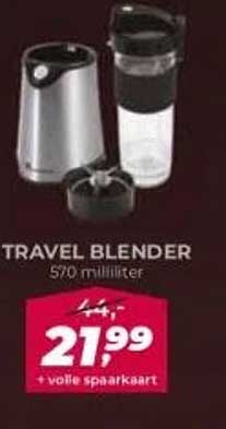 TRAVEL BLENDER 570 milliliter