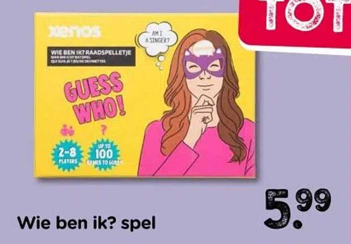 Wie ben ik? spel