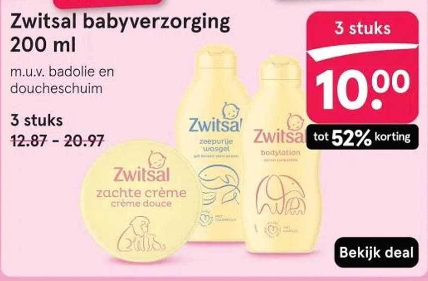 Zwitsal babyverzorging 200 ml