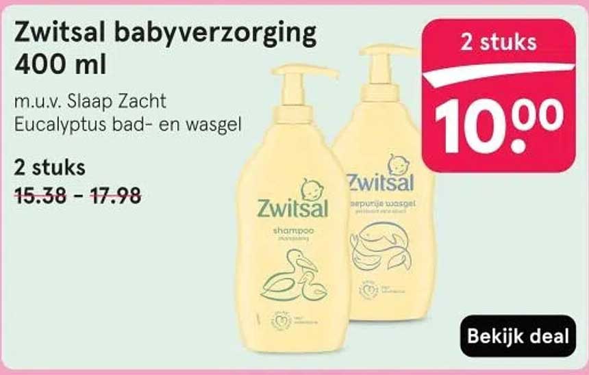 Zwitsal babyverzorging 400 ml