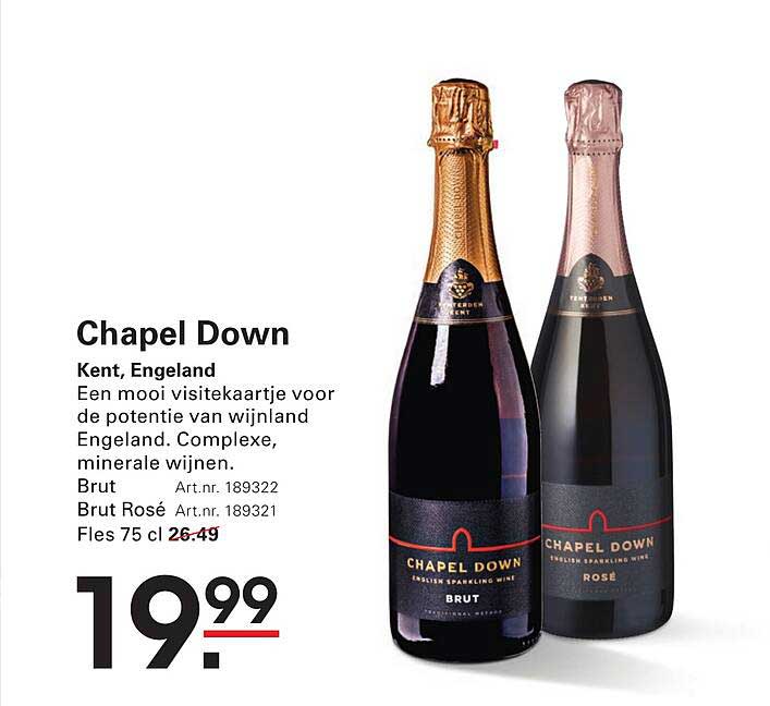 Chapel Down Aanbieding bij Sligro - FolderFeest.nl