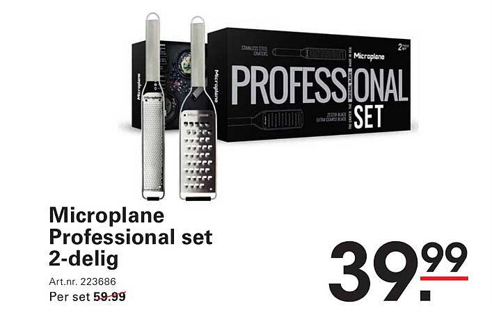 Microplane Professional set 2-delig