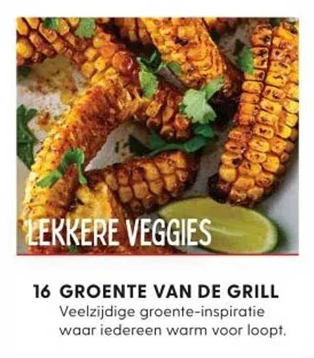 16 GROENTE VAN DE GRILL