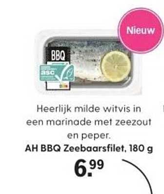AH BBQ Zeebaarsfilet, 180 g