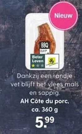 AH Côte du porc, ca. 360 g