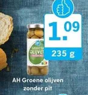 AH Groene olijven zonder pit