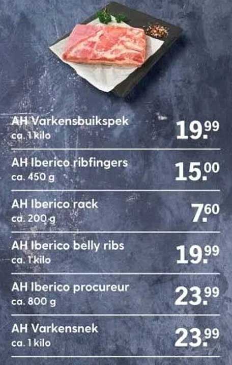 AH Iberico ribfingers