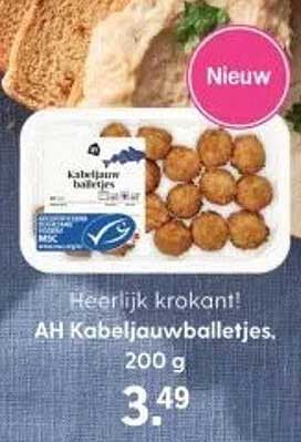 AH Kabeljauwballetjes, 200 g