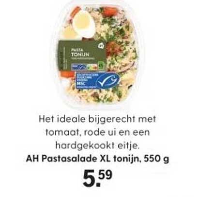 AH Pastasalade XL tonijn, 550 g