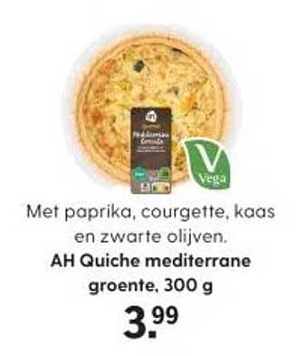 AH Quiche mediterrane groente, 300 g