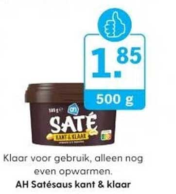 AH Satésaus kant & klaar 500 g