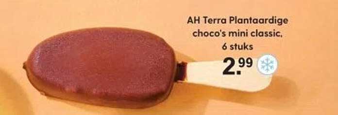 AH Terra Plantaardige choco's mini classic, 6 stuks