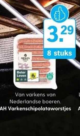 AH Varkenschipolataworstjes